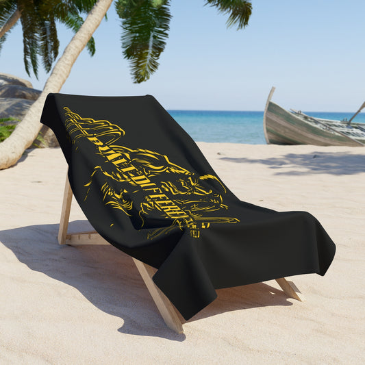 Beach Towel - Gym iREPiPLAY built different