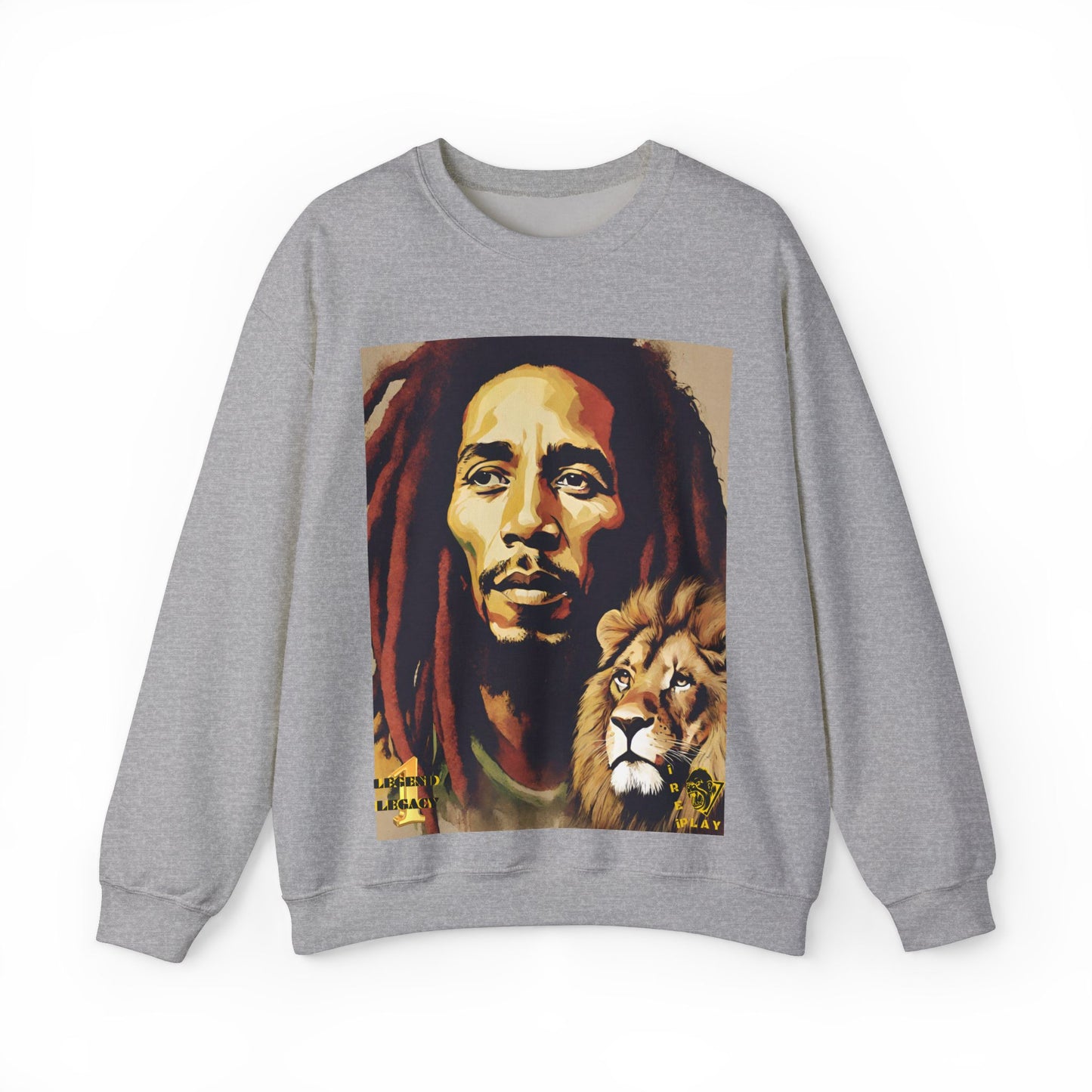 Bob Marley One Love Legacy Reggae Jamaica Rasta Jah Unisex Heavy Blend™ Crewneck Sweatshirt