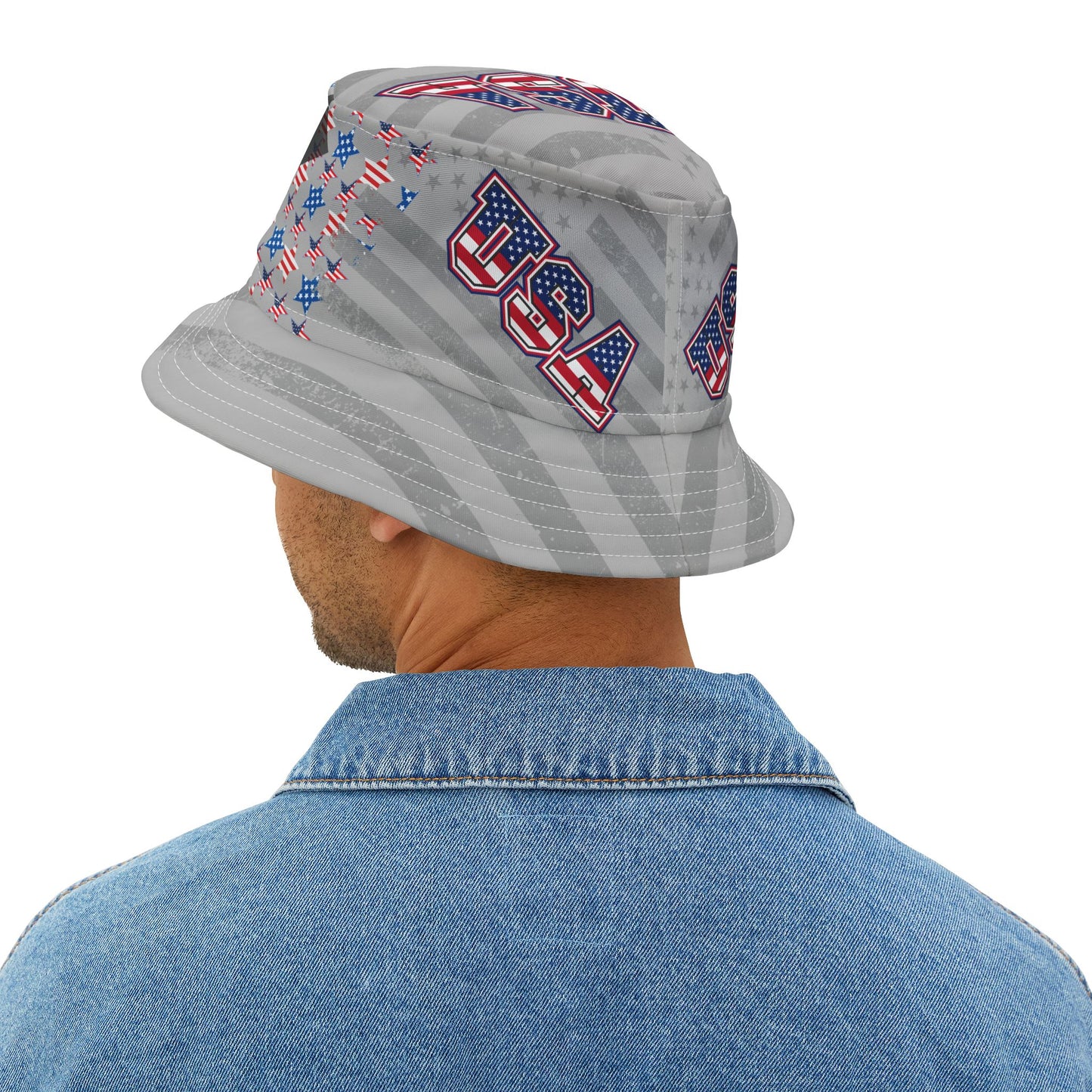 Bucket Hat - USA Eagle Flag Pride