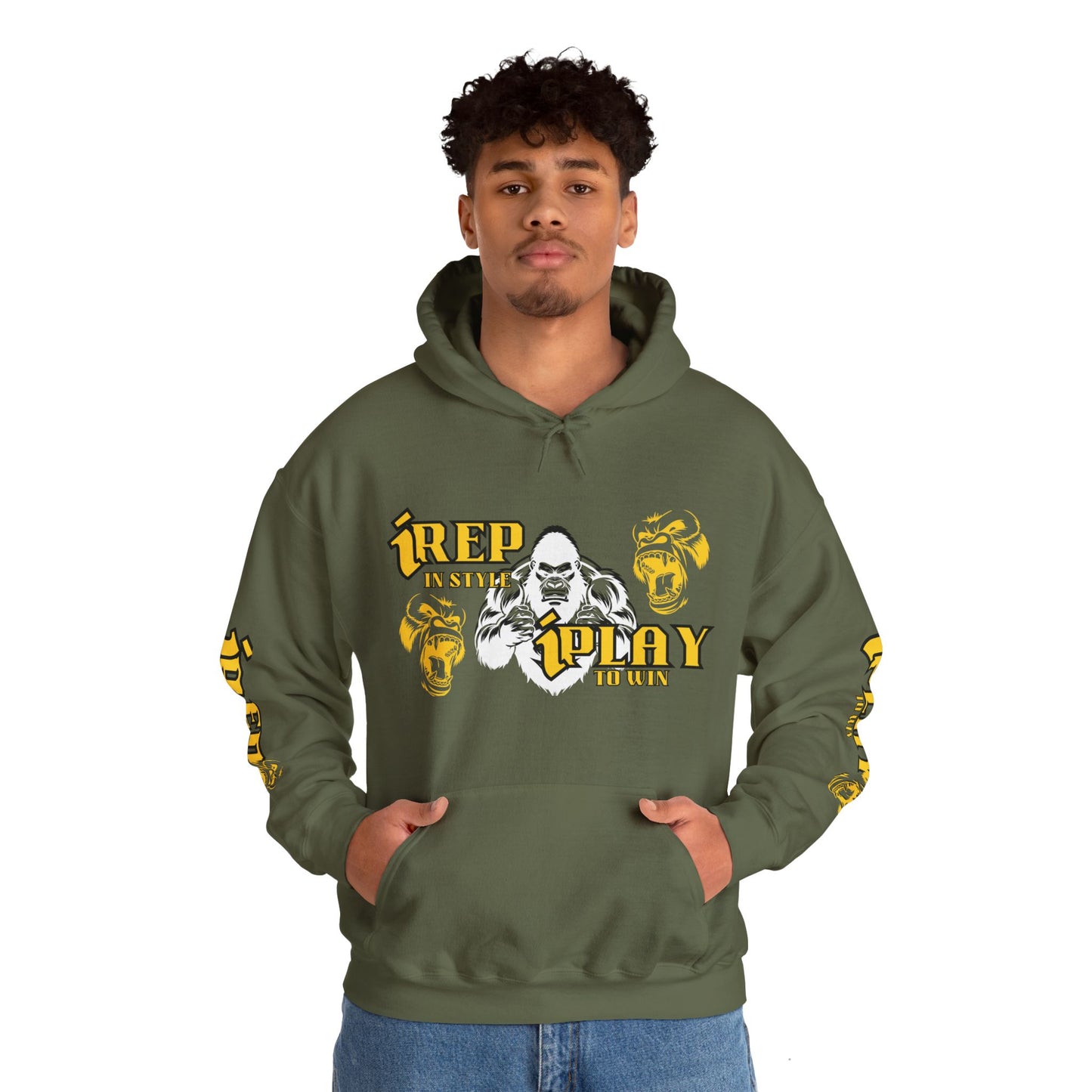 Stylistic Unisex Hoodie - Urban Street Wear Culture - Heavy Blend™iREP iPLAY