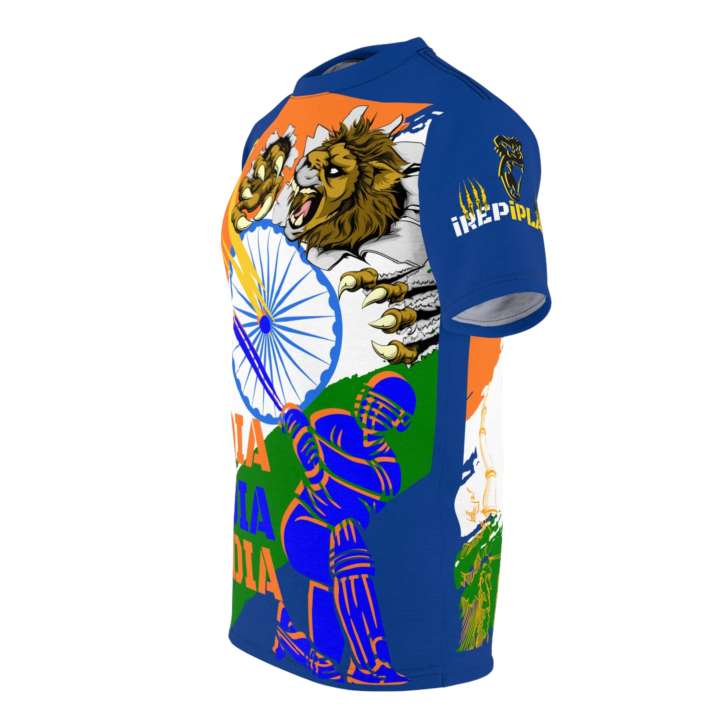 India Cricket Supporter T-Shirt, Indian Cricket Fan Tee, Cricket Enthusiast Shirt, Blue Jersey Supporter Wear, Cricket Pride Apparel