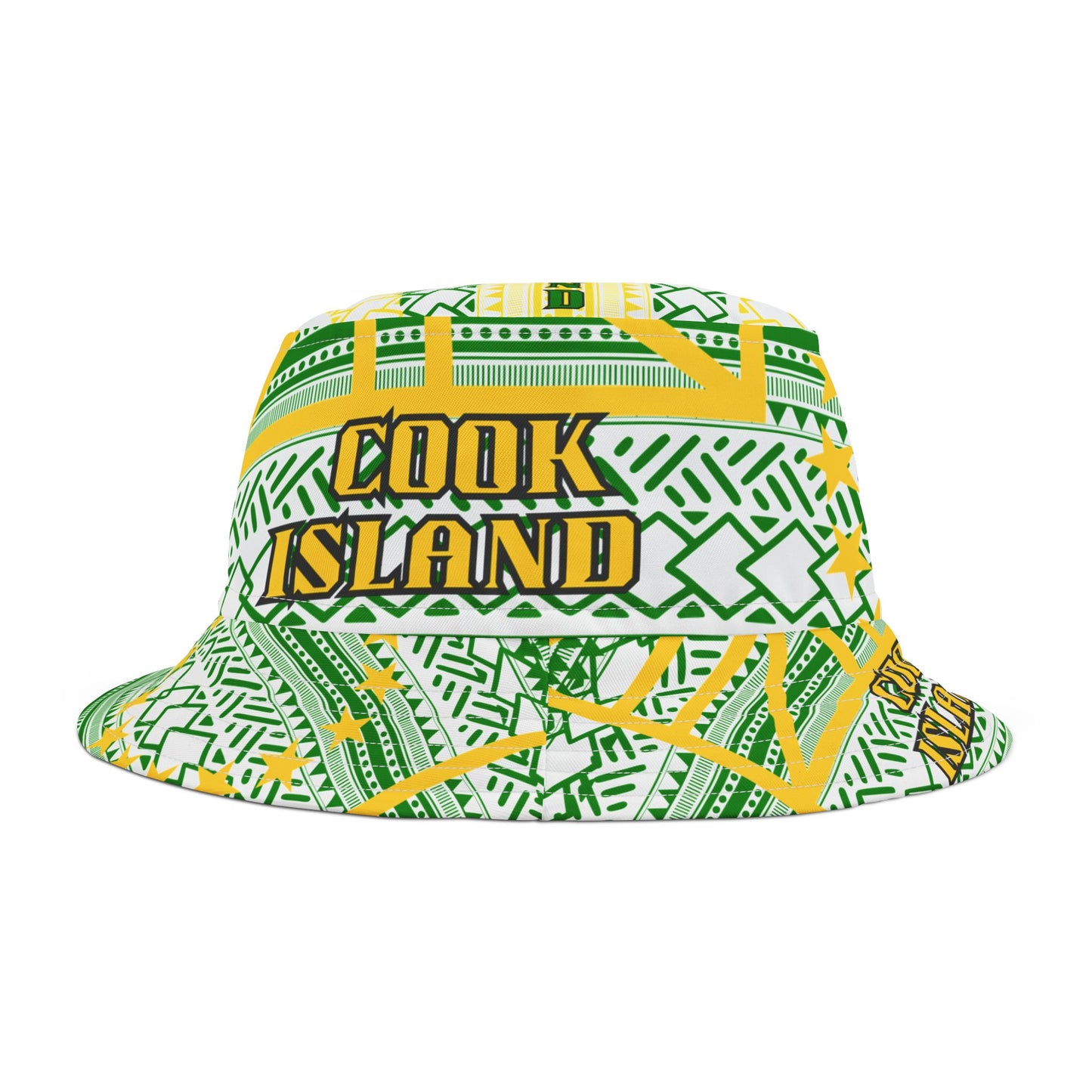 Bucket Hat - Cook Islands Paradise Aitutaki, Tropical Vacation Sun Cap, Beach Travel Headwear, Ocean Destinations Headpiece, Summer Island