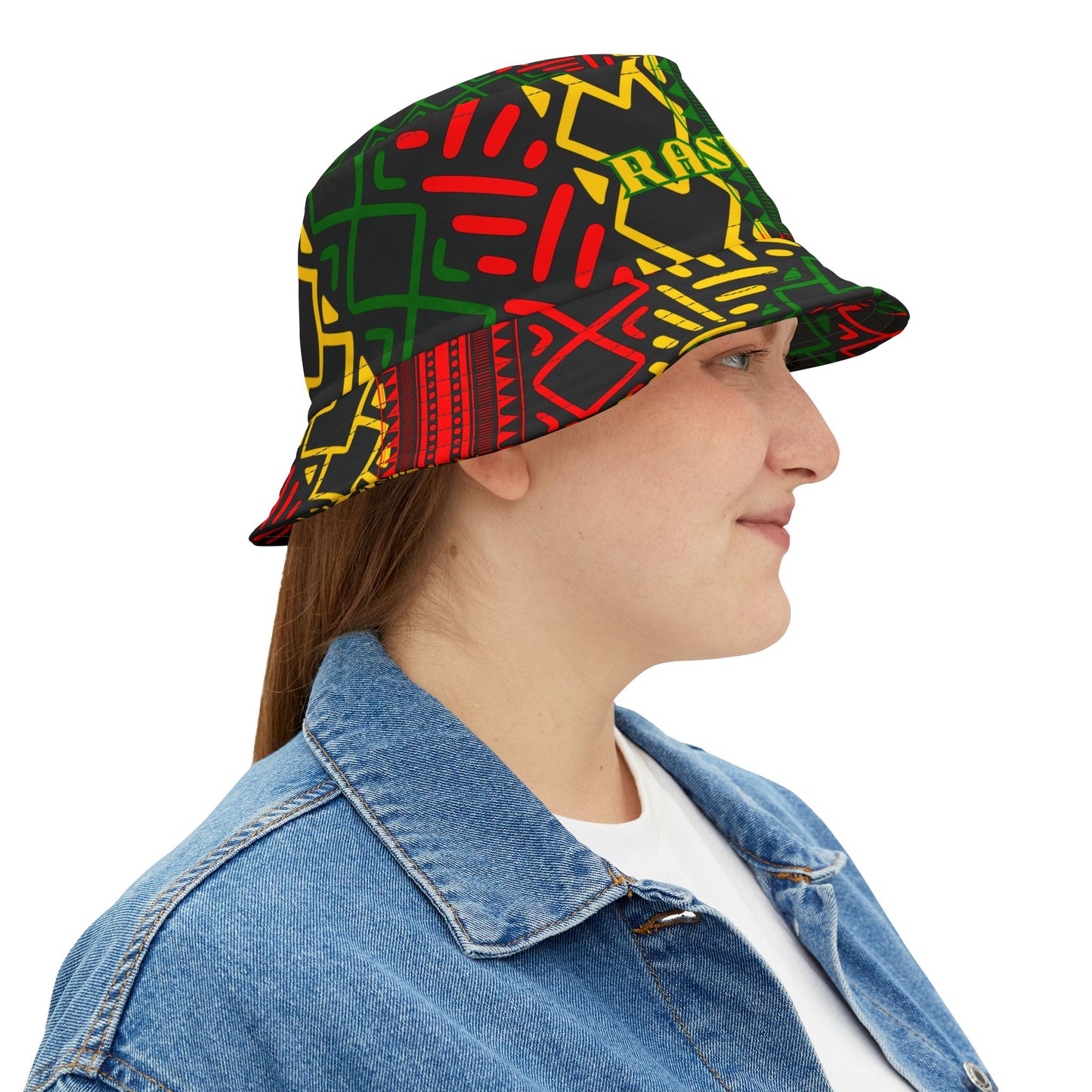 Bucket Hat- Rastaman, Rasta, Reggae music, Jamaica Headwear, Urban wear, Style Jamaica,