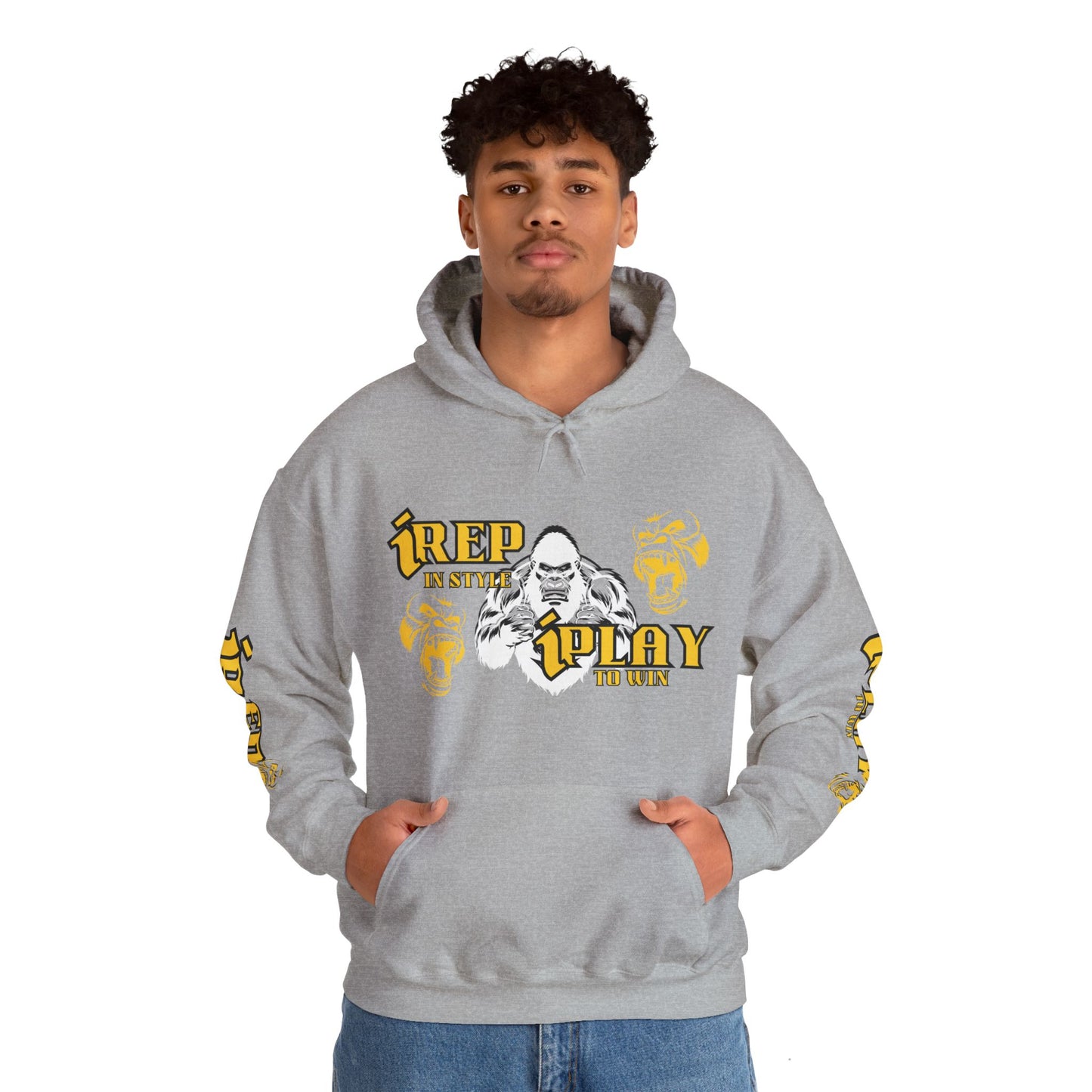 Stylistic Unisex Hoodie - Urban Street Wear Culture - Heavy Blend™iREP iPLAY