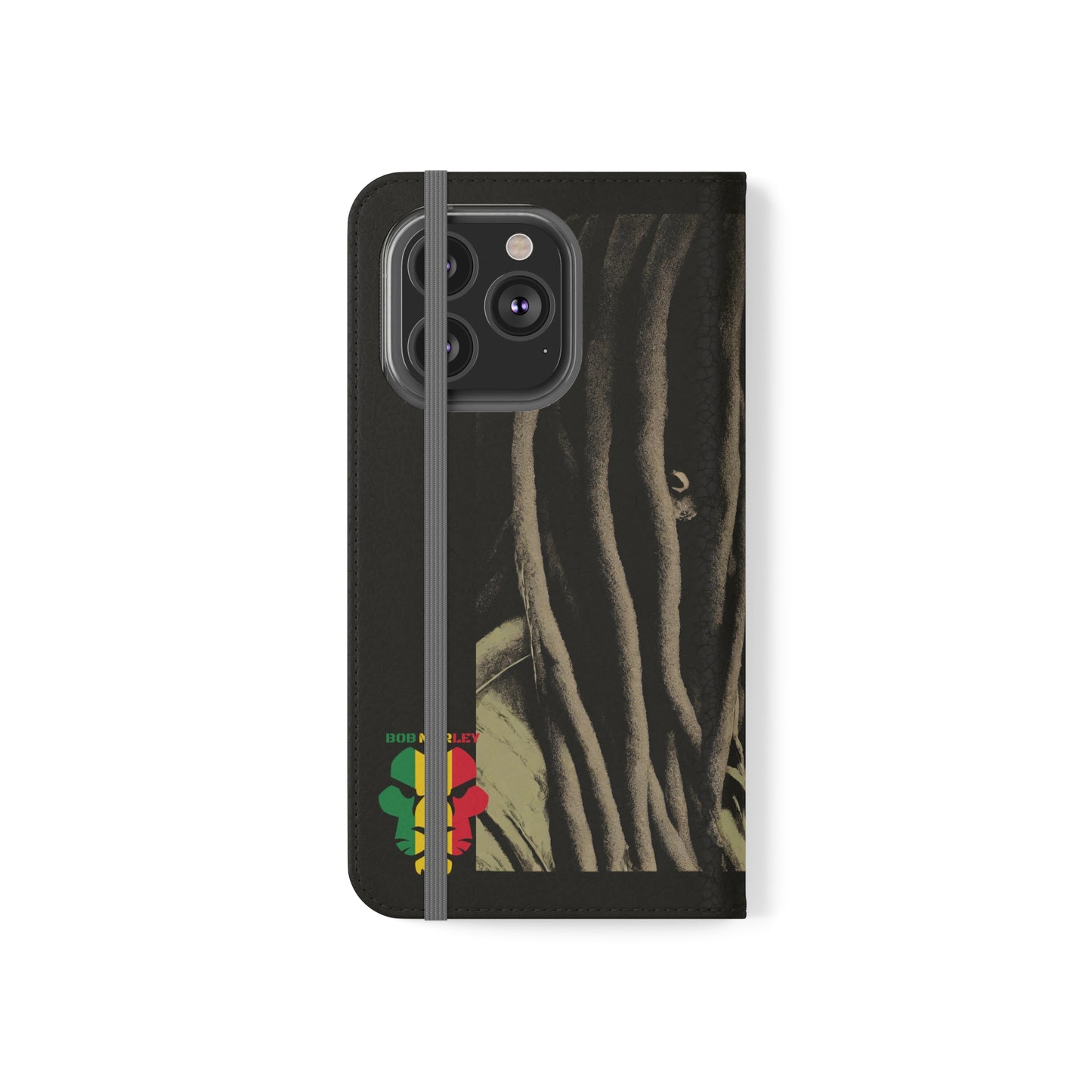 Bob Marley One Legend One Legacy Reggae Rasta Flip Cases