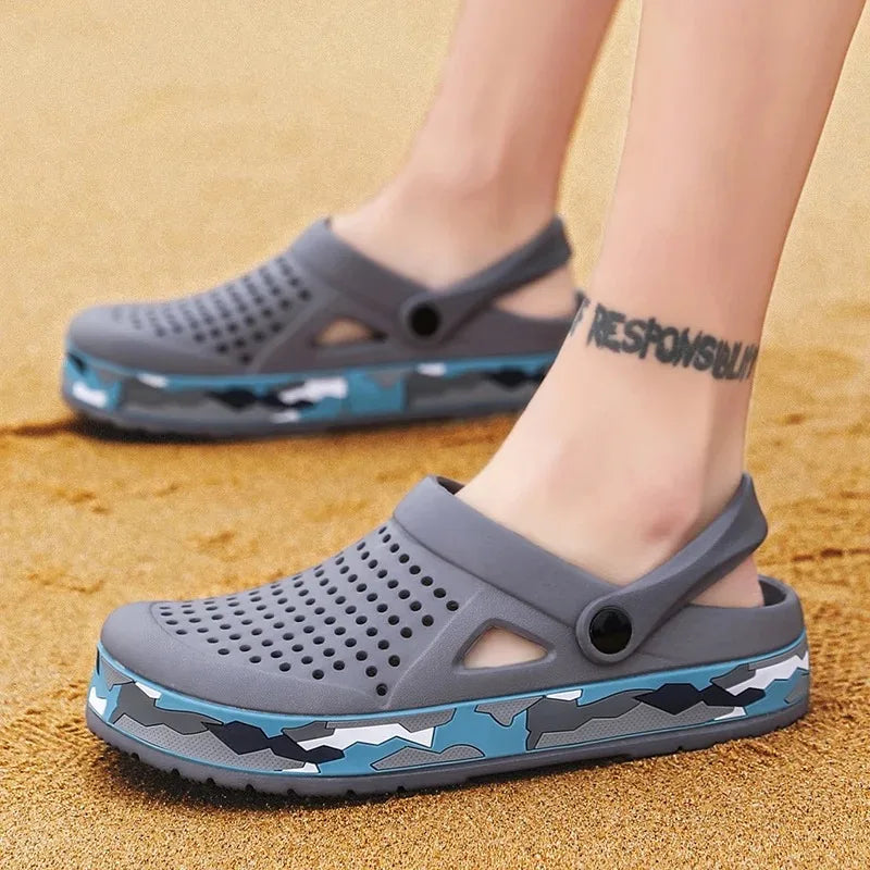 Men's Slipper Summer New Outdoor Lightweight Comfortable Men Sandals EVA Soft Sole Slides Walking Beach Shoes Flip Flops