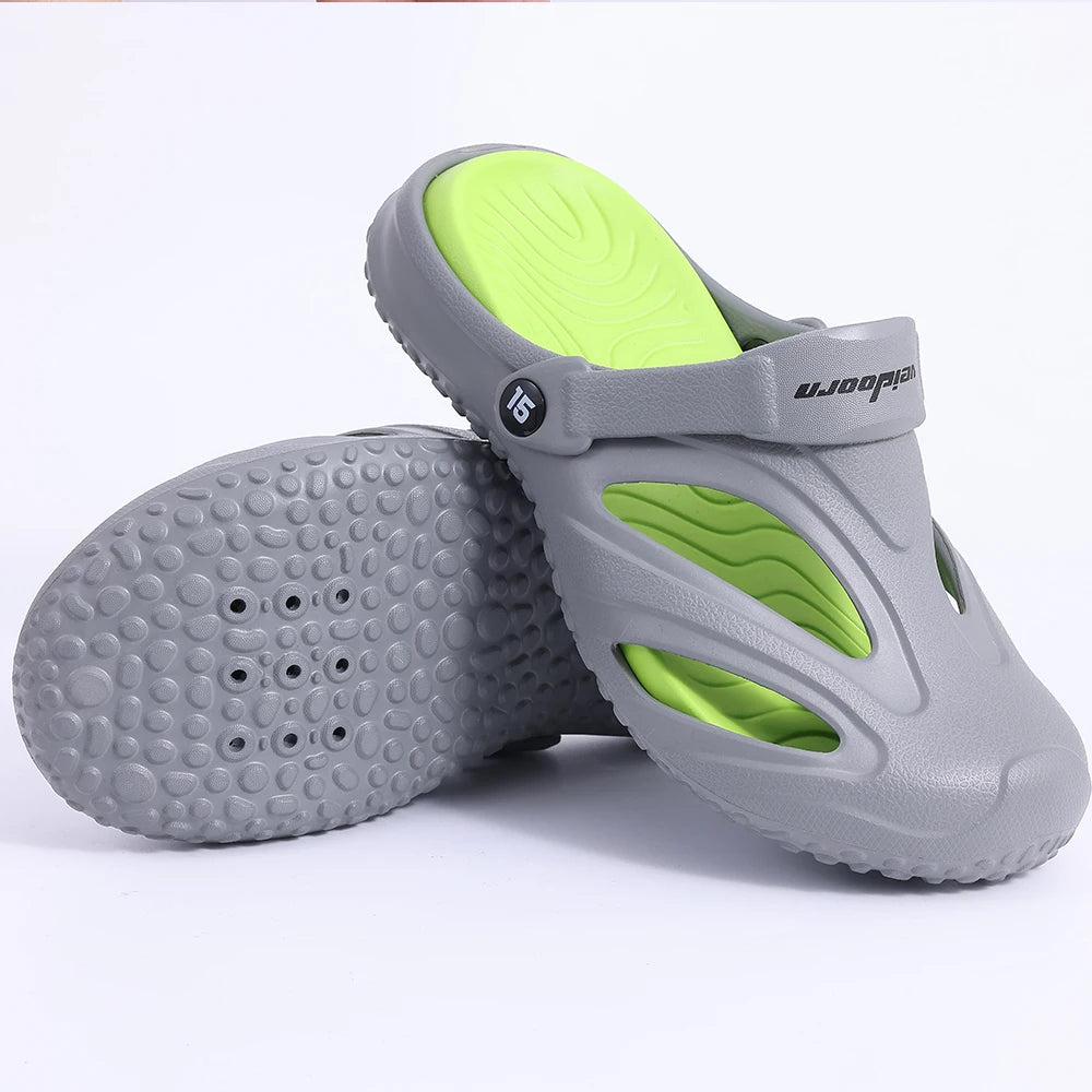 Bebealy Men Sandals Summer Clogs Shoes Women Sandals Outdoor Beach Slippers with Removable Cushion Men's and Women's Clogs Shoes