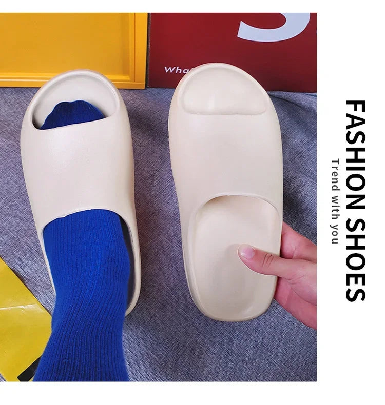 2024 Summer Men's Slides Brand Men Women Slippers Indoor Orginal Unisex Sandals Casual Shoes EVA Flip-flops Beach Women Sandals