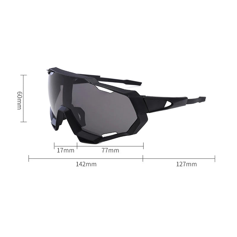 Sport Sunglasses UV400 Outdoor Running Riding Fishing Goggles 2024 MTB Cycling Glasses Road Bike Case Women Men Bicycle Eyewear