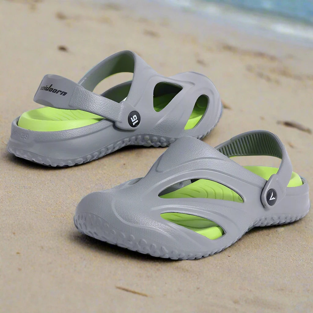 Bebealy Men Sandals Summer Clogs Shoes Women Sandals Outdoor Beach Slippers with Removable Cushion Men's and Women's Clogs Shoes