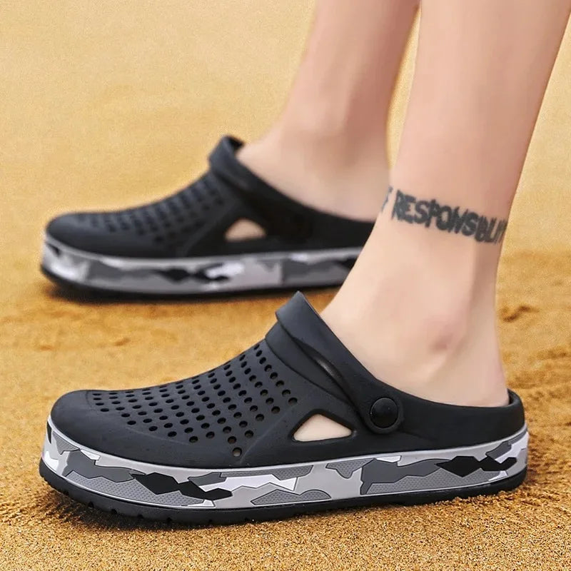 Men's Slipper Summer New Outdoor Lightweight Comfortable Men Sandals EVA Soft Sole Slides Walking Beach Shoes Flip Flops