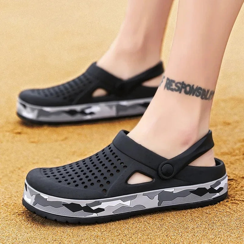 Men's Slipper Summer New Outdoor Lightweight Comfortable Men Sandals EVA Soft Sole Slides Walking Beach Shoes Flip Flops