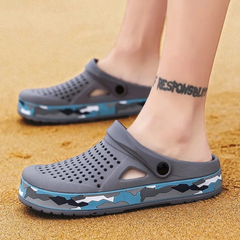 Men's Slipper Summer New Outdoor Lightweight Comfortable Men Sandals EVA Soft Sole Slides Walking Beach Shoes Flip Flops