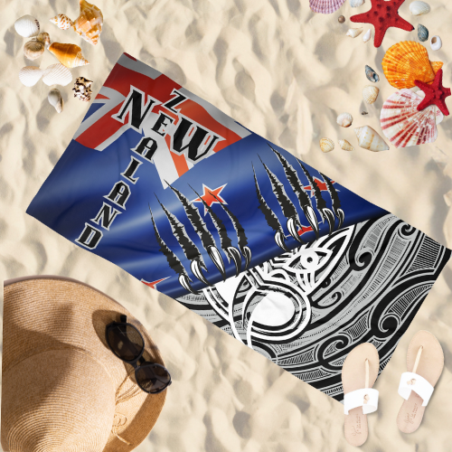 Beach Towel - New Zealand Kiwi Beach Design