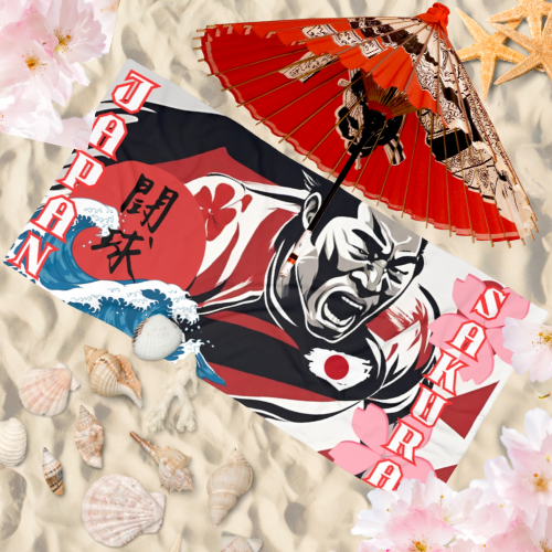 Japan Beach Towel